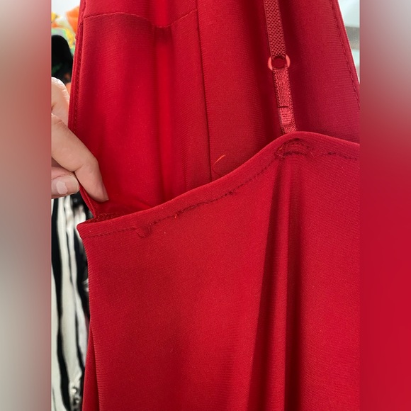 Red dress. Mid length dress in great conditions, wore only once. - Picture 4 of 6
